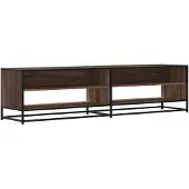 vidaXL Armoire TV marron imitation chêne 180,5x40x46 cm Matériau dérivé du bois