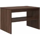 vidaXL Armoire TV marron imitation chêne 60x40x40 cm Matériau dérivé du bois