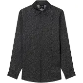 Armani Exchange pour homme. XM002280AF13235FC304 Chemise Technical noir (M), Casuel, Viscose, Manche longue