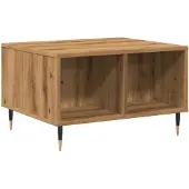 vidaXL Table basse Artisan-Chêne 60x50x36,5 cm Bois composite