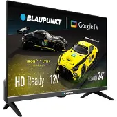 Ginza.se telewizor Smart TV Google TV HD Ready 12V 24, Boîtier de diffusion en continu, Noir