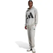 Adidas Survêtements 'BIG LOGO HOODED' gris / noir