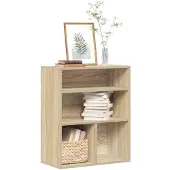 vidaXL Bibliothèque chêne sonoma 60x30x71,5 cm bois d'ingénierie