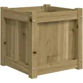 vidaXL Jardinière 40x40x40 cm bois de pin imprégné