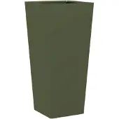 vidaXL Jardinière vert olive 35x35x75 cm acier