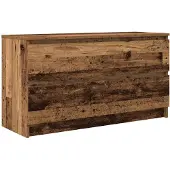 vidaXL Armoire TV aspect bois ancien 100x35x54 cm Bois composite
