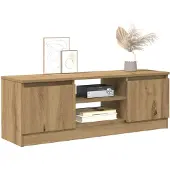 vidaXL Armoire TV Artisan-Chêne 102x30x36 cm Bois composite