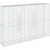 vidaXL Gabion avec couvercle 300x50x200 cm Fer galvanisé