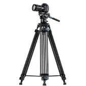 Fotopro DV 3 Aluminium Noir (Métal), Trépied, Noir