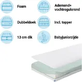 Aerosleep Safesleep Pack Evoduo 60x120 Mattress Clair Enfants