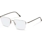 Rodenstock R7144 Square Glasses Marron 145/56 mm Homme