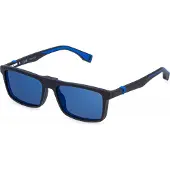 Police Uk175-52u28z Junior Glasses Noir Smoke/Mirror Blue Polarized/CAT3 Enfants