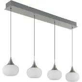 Globo Lampe pendante de conception Lui Nickel 4-léger