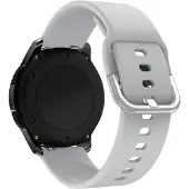 Hurtel Silicone Strap TYS wristband for smartwatch, universal, 20mm, gray (20 mm, Silicone), Sangles de montre, Gris