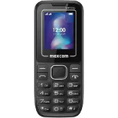 Maxcom Classic MM135 LIGHT 4,5 cm (1,77") 68 g Noir Téléphone d'entrée de gamme
