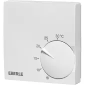 Eberle Thermostat d'ambiance RTR S 6121 6, Thermostat d'ambiance Slimline, Thermostat, Blanc