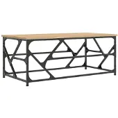 vidaXL Table basse chêne Sonoma 100x50x40 cm bois composite