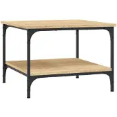 vidaXL Table basse chêne Sonoma 55x55x40 cm Bois composite