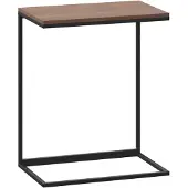 vidaXL Table d'appoint noire 55x35x66 cm Bois composite