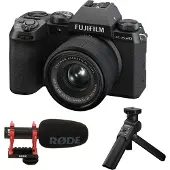 Fujifilm Kit pour vlogueurs X-S20 XC15-45 mm Noir + Poignée trépied TG-BT1 + Micro vidéo Rode MIC GO II