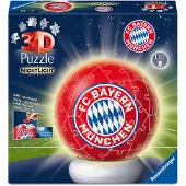 Ravensburger 3D Puzzle-Ball Nachtlicht FC Bayern München (72 pièces)