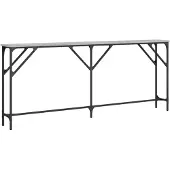 vidaXL Table console sonoma gris 180x23x75 cm bois d'ingénierie