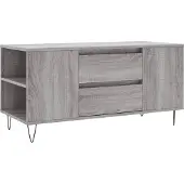 vidaXL Table basse Gris Sonoma 102x44,5x50 cm Bois composite