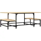 vidaXL Table basse en chêne Sonoma 100x50,5x40 cm Matériau dérivé du bois