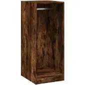 vidaXL Garde-robe chêne fumé 48x41x102 cm bois d'ingénierie
