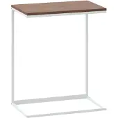 vidaXL Table d'appoint blanche 55x35x66 cm Bois composite
