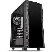 Thermaltake Versa J25 - Tempered Glass Edition - Tour - ATX - panneau latéral avec fenêtre (verre trempé)