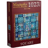 Magnolia Puzzle Vintage Patterns - 1023 pièces plastique coloré