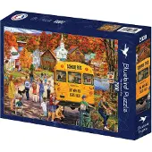 Bluebird Puzzle Jeu de pose The School Bus - 2000 pièces de puzzle amusant
