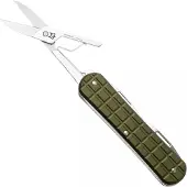 FOX Vulpis 3-Tools FX-VPGPW-130-F3-MG, Stainless Steel, Green Aluminum multitool
