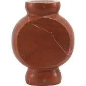 Mr. Stoned Vase en Marbre Circle Rouge