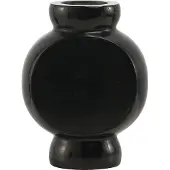 Mr. Stoned Vase en Marbre Circle Noir