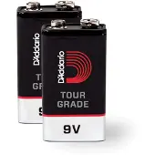 Daddario PW-9V-02 Tour-Grade 9V Battery 2 Pack