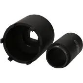 Ks Tools Jeu de clés pour écrous à gorge avec tube de guidage pour Mercedes, Ø 63 mm , 2 pièces ( 460.5625 )
