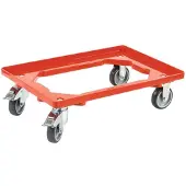 Allit 456868 Roulette de transport ProfiPlus EuroRoll OB 600, rouge