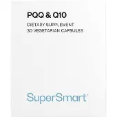 SuperSmart PQQ & Q10 Dietary Supplement - 30 Gél . Vég.