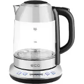 Ecg RK 1781 Bouilloire en verre, Couleur:Argent