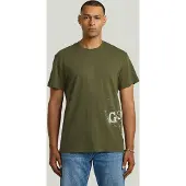 G-Star Sprayed Gr Short Sleeve T-shirt Vert M Homme