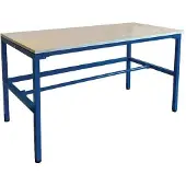 Gewa Table d'emballage L1600xP800xH850mm Plan de travail mélaminé