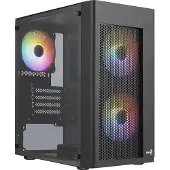 Aerocool HEXFORMBKV2 Boitier PC Micro ATX 3 Ventilateurs FRGB Noir