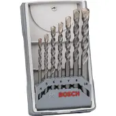 Bosch Cyl-3 7 Piece Concrete Drill Set Argenté