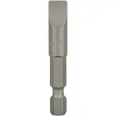 Bosch Powertools Embout de vissage extra-dur S 1,2 x 8,0, 49 mm, pack de 3 (Fente de vis)