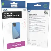 Wave Etui en silicone, Nothing Phone (3a), transparent (Nothing Phone (3a)), Coque pour téléphone portable, Transparent