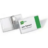 Durable Badge, avec pince croco, 40 x 75 mm