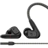 Sennheiser IE200 (Pas de réduction du bruit, Filaire), Écouteurs, Noir, Gris