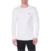 Levi's Pull-over 'LS ORIGINAL HM TEE Maglieria' blanc
